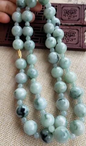 CHUỖI HẠT NGỌC XANH 13MM -nt360