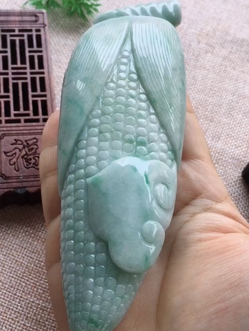 BẮP NGÔ NGỌC - Ngọc phỉ thúy tự nhiên Jadeite A -nt505