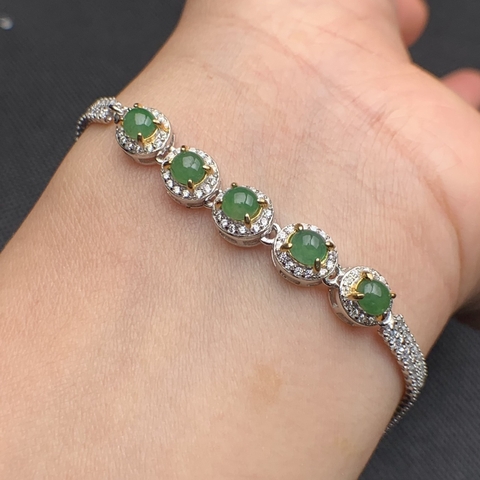 Lắc tay ngọc phỉ thúy 1 -nt303