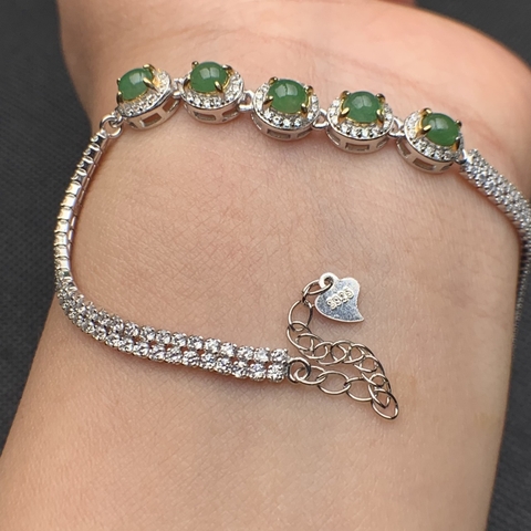 Lắc tay ngọc phỉ thúy 1 -nt303