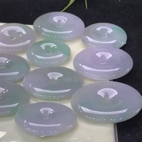 Mặt dây Đồng điếu bình an Ngọc phỉ thuý Tự nhiên Jadeite loại A -NT728