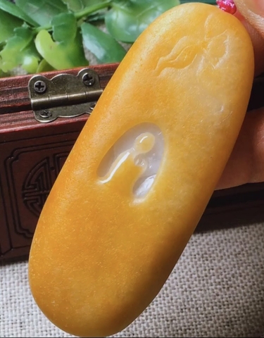 Mặt dây Ngộ đạo hoàng tông phỉ Ngọc phỉ thuý Tự nhiên Jadeite loại A -NT741