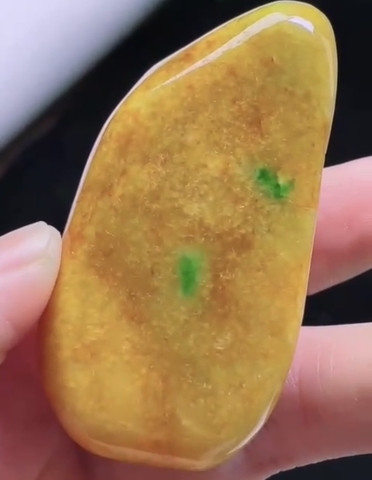 Mặt dây hoàng long (rồng) hoàng tông Ngọc Phỉ Thuý tự nhiên Jadeite loại A -NT782