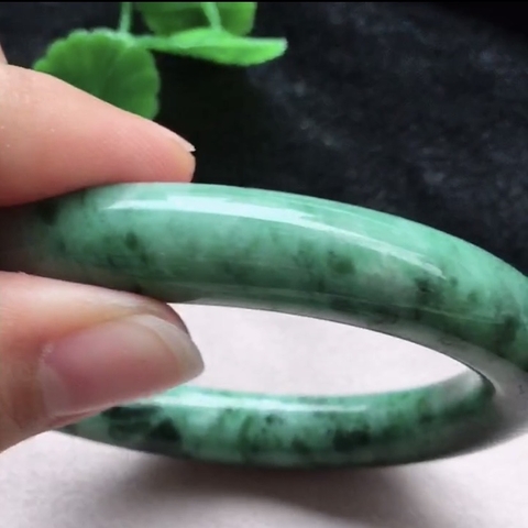 Vòng tay ni 58mm Ngọc Phỉ Thuý tự nhiên Jadeite loại A -NT824