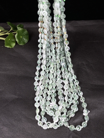 Chuỗi hạt bình an Ngọc phỉ thúy tự nhiên loại A -NT873