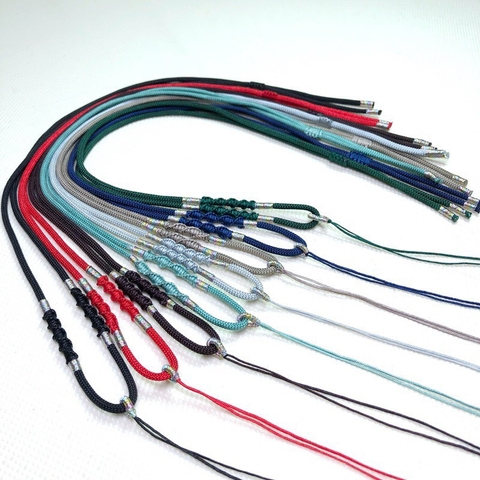 Dây dù tết xoắn đầu đeo mặt dây chuyền - PK013