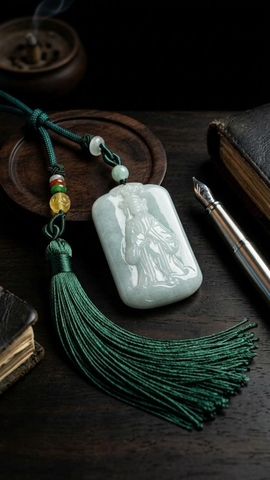 NT1445 BÀ CHÚA NGUYỆT HỒ ngọc phỉ thúy tự nhiên ( JADEITE A)
