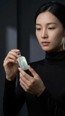 NT1445 BÀ CHÚA NGUYỆT HỒ ngọc phỉ thúy tự nhiên ( JADEITE A)