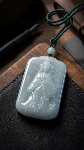 NT1445 BÀ CHÚA NGUYỆT HỒ ngọc phỉ thúy tự nhiên ( JADEITE A)