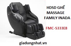 HDSD GHẾ MASSAGE FAMILY INADA S33EE8.