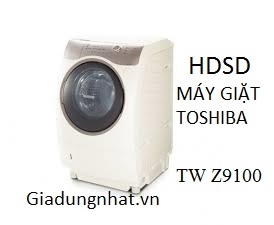 HDSD MÁY GIẶT TOSHIBA TW Z9100