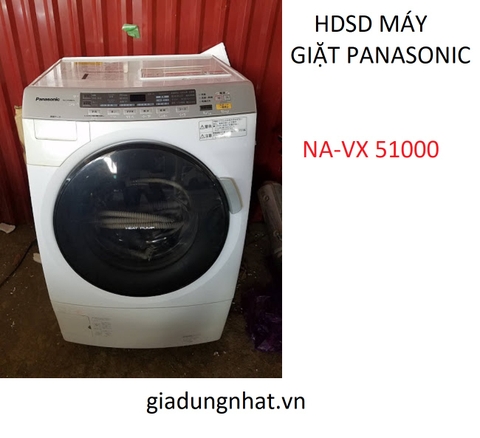 HDSD MÁY GIẶT SẤY BLOCK PANASONIC NA-VX5100