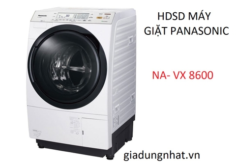 HDSD MÁY GIẶT SẤY BLOCK PANASONIC NA –VX8600