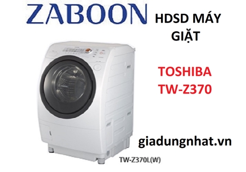 HDSD MÁY GIẶT TOSHIBA TW 370