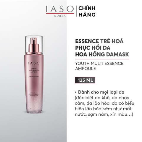 I82 Tinh chất giúp làm sáng da và giảm nếp nhăn Youth Multi Essence Ampoule - IASO