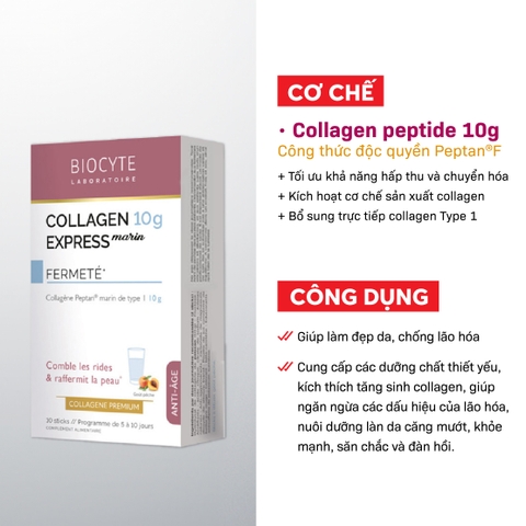B03 Thực phẩm bảo vệ sức khỏe Collagen Express (Marin) - Biocyte