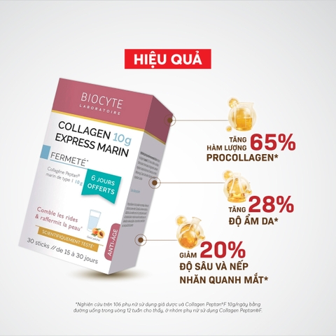 B03C Thực phẩm bảo vệ sức khỏe Collagen Express (Marin) - Biocyte