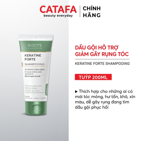 Combo 2 B12 Dầu gội hỗ trợ giảm gãy rụng tóc Keratine Forte Shampooing - Biocyte