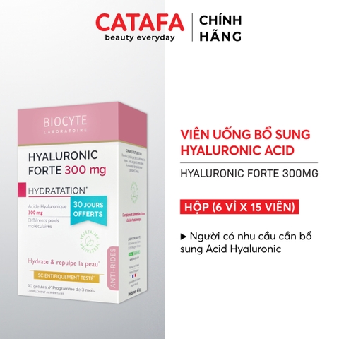 B17C Thực phẩm bảo vệ sức khỏe Hyaluronic Forte 300mg - Biocyte