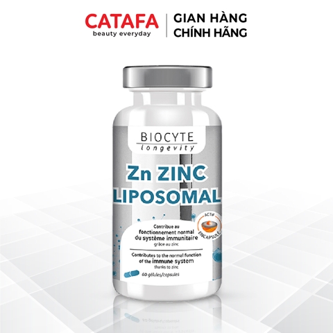 B18 Thực phẩm bảo vệ sức khỏe Zn Zinc Liposomal - Biocyte