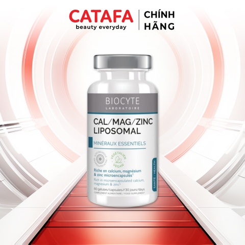 B20 Thực phẩm bảo vệ sức khỏe Cal/Mag/Zinc Liposomal - Biocyte