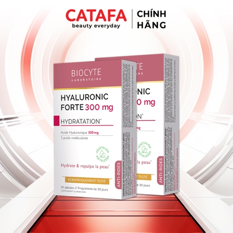 Combo 2 B17 Thực phẩm bảo vệ sức khỏe Hyaluronic Forte 300mg - Biocyte