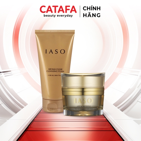 Combo I01 + I20 (Aroma Clear Cleansing Foam + Progressive Age Care Cream) - IASO