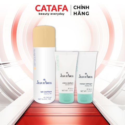 Combo J11 + J12 + J107 (Blemish Control + Clearing Mask + Clearing Milk) - Jean d'Arcel