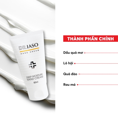 D24 Kem dưỡng ẩm da tay Deep Moisture Hand Cream - Dr IASO