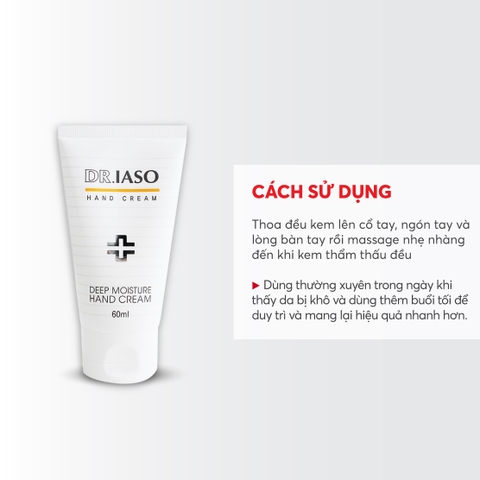 D24 Kem dưỡng ẩm da tay Deep Moisture Hand Cream - Dr IASO