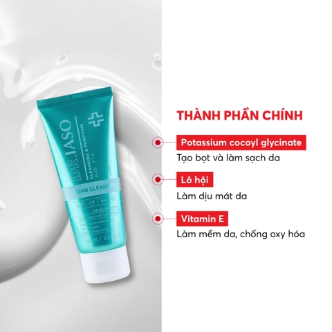 D32 Sữa rửa mặt Foam Cleanser - Dr IASO