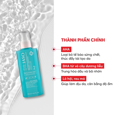 D33 Sản phẩm giúp làm sáng mịn da Exfoliating Prep - Dr IASO