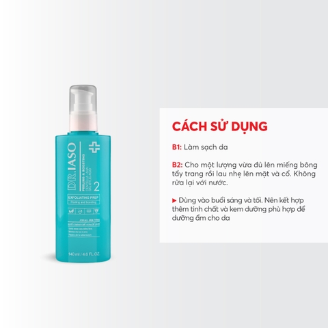 D33 Sản phẩm giúp làm sáng mịn da Exfoliating Prep - Dr IASO