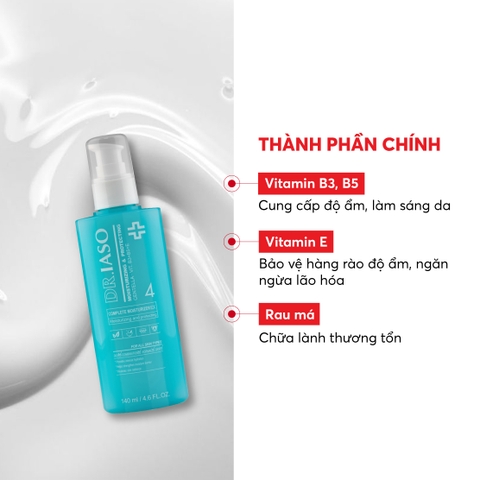 D37 Kem dưỡng da Complete Moisturizer - Dr IASO