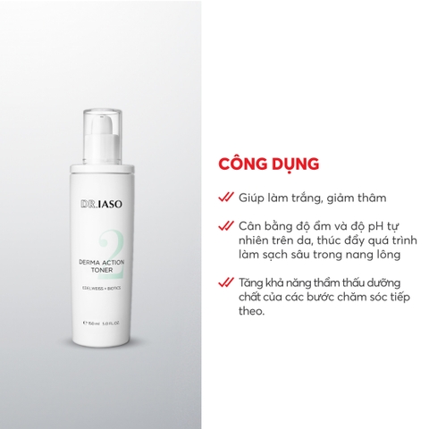 D45 Nước cân bằng Derma Action Toner - Dr IASO
