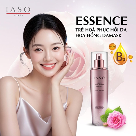 I82 Tinh chất giúp làm sáng da và giảm nếp nhăn Youth Multi Essence Ampoule - IASO