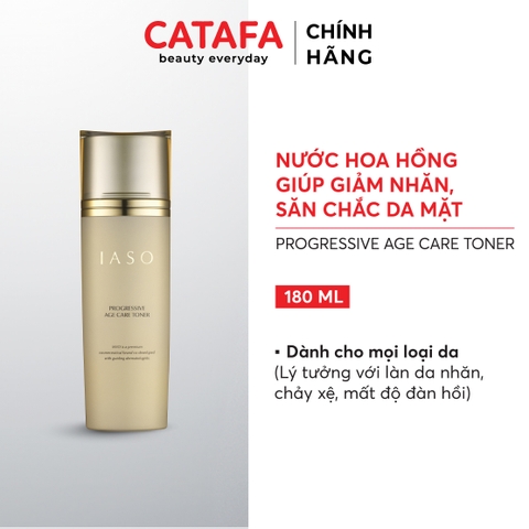 I17 Nước cân bằng da giúp giảm nếp nhăn Progressive Age Care Toner - IASO