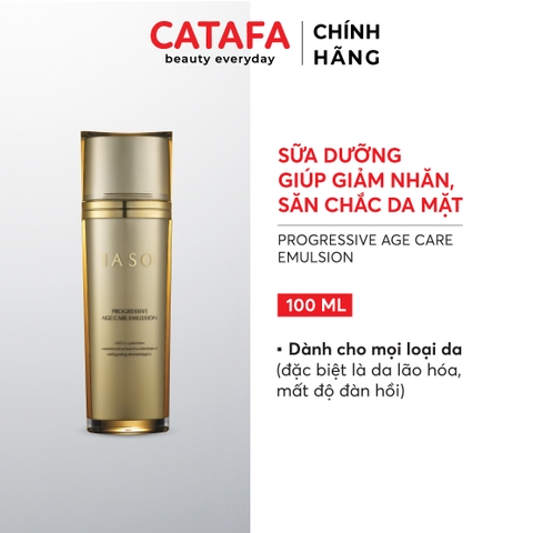I18 Sữa dưỡng ẩm giúp săn chắc da và giảm nếp nhăn Progressive Age Care Emulsion - IASO
