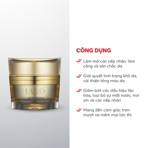 I20 Kem dưỡng giúp săn chắc da và giảm nếp nhăn Progressive Age Care Cream - IASO