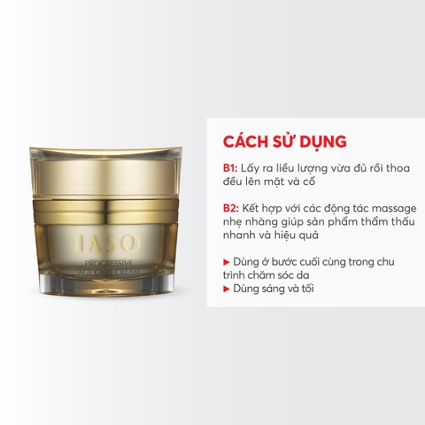 I20 Kem dưỡng giúp săn chắc da và giảm nếp nhăn Progressive Age Care Cream - IASO