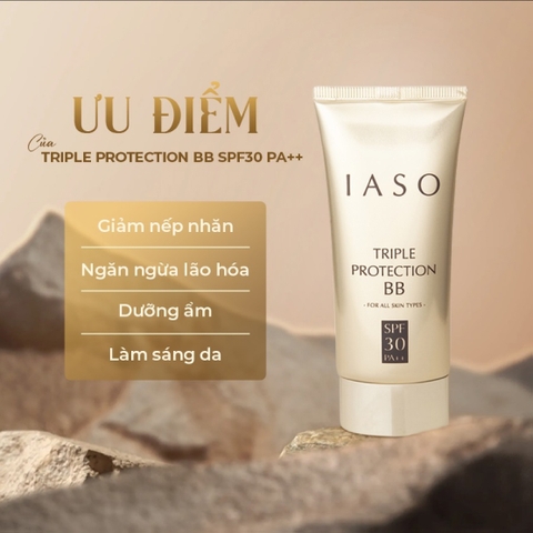 I30 Kem nền trang điểm Triple Protection BB SPF30 PA++ - IASO