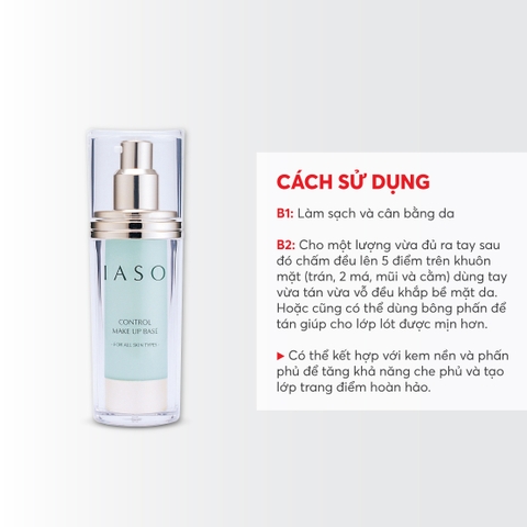 I31 Kem phấn trang điểm Control Makeup Base SPF20 - IASO