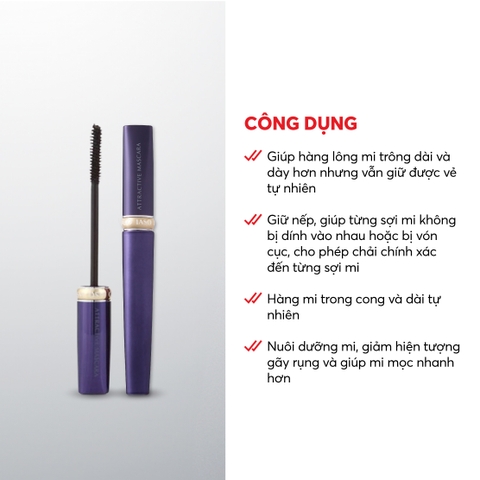 I38 Chuốt mi Attractive Mascara - IASO