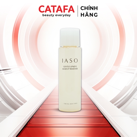 I42 Nước tẩy trang mắt và môi Gentle Lip & Eye Make Up Remover - IASO