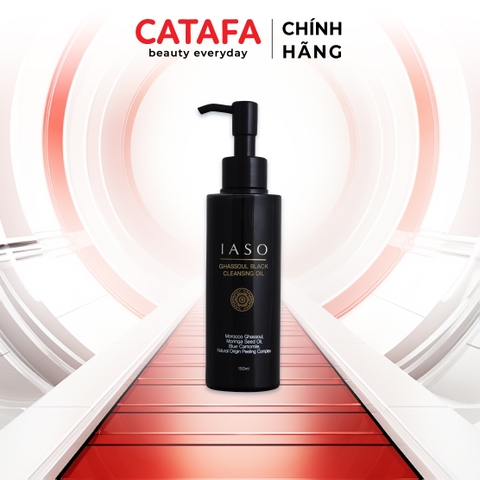 I54 Dầu tẩy trang Ghassoul Black Cleansing Oil - IASO