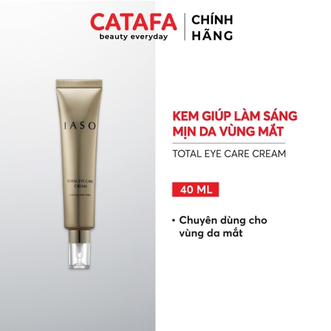 I59 Kem dưỡng vùng mắt giúp làm sáng da và giảm nếp nhăn Total Eye Care Cream - IASO