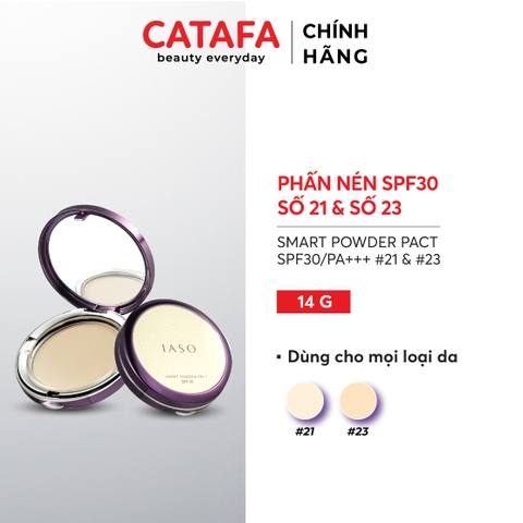 Combo I69 + I79 (Smart Powder Pact SPF30/PA+++ #21 & Smart Cover  No.21) - IASO
