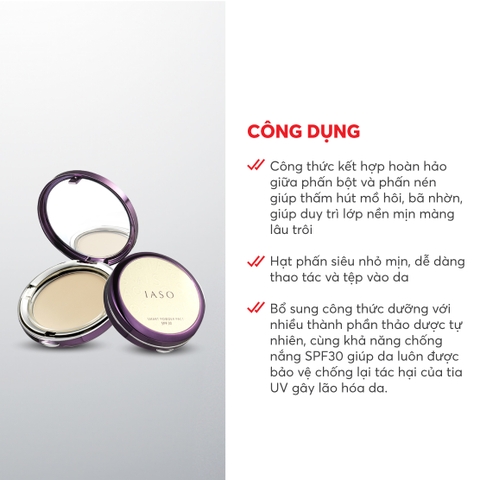 I69 - I70 Phấn trang điểm SPF30 số 21 & 23 Smart Powder Pact SPF30/PA+++ #21 #23 - IASO