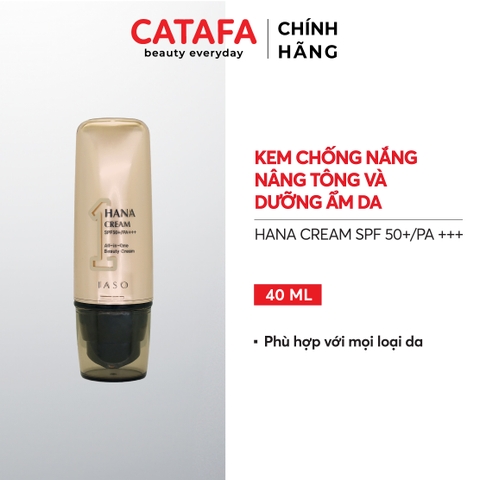 I76 Kem nền chống nắng dưỡng ẩm da Hana Cream SPF50+/PA+++ - IASO