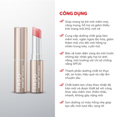 I77 Son dưỡng môi Smart Lip  - IASO